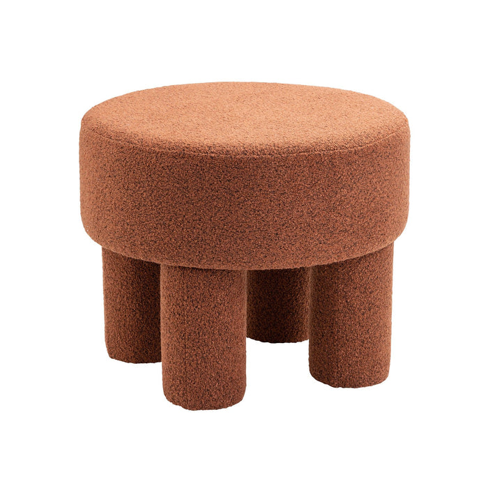 Poef Demi – Bouclé Roest