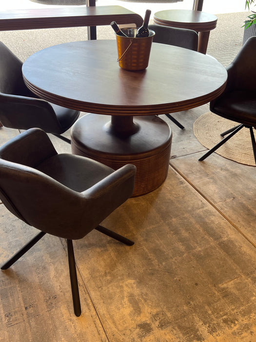 Eettafel Barde Bruin - Ø120cm | Rond