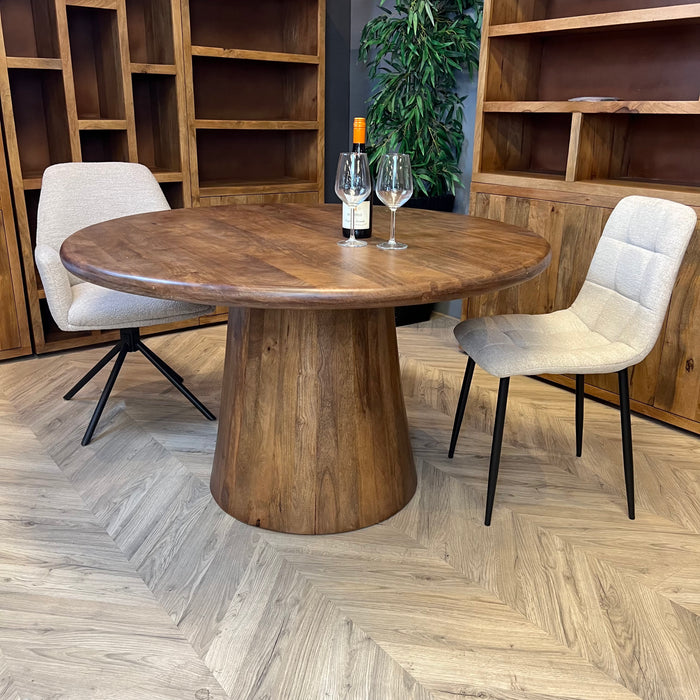 Eettafel Benji Bruin - Ø120cm | Rond