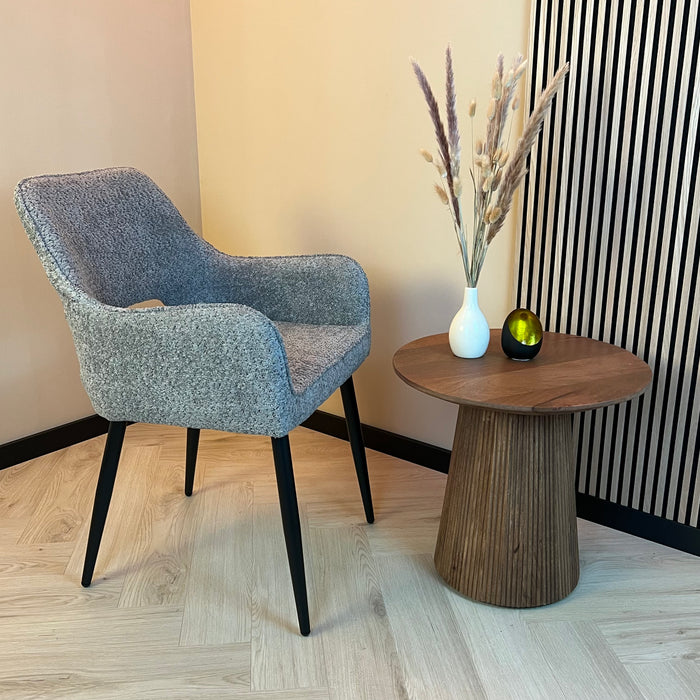 Eetkamerstoel Ray – Stof Antraciet