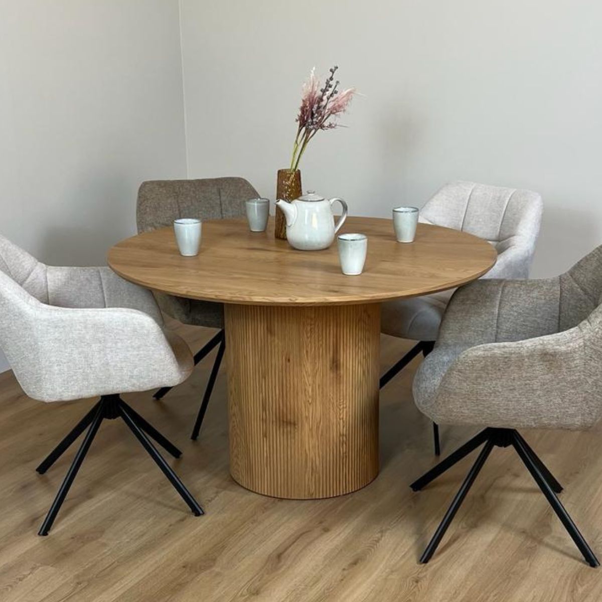Eettafel Nora Rond | Naturel