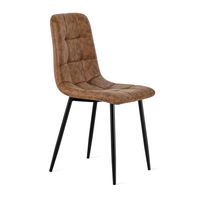 Eetkamerstoel Yerevan – Microleder Cognac