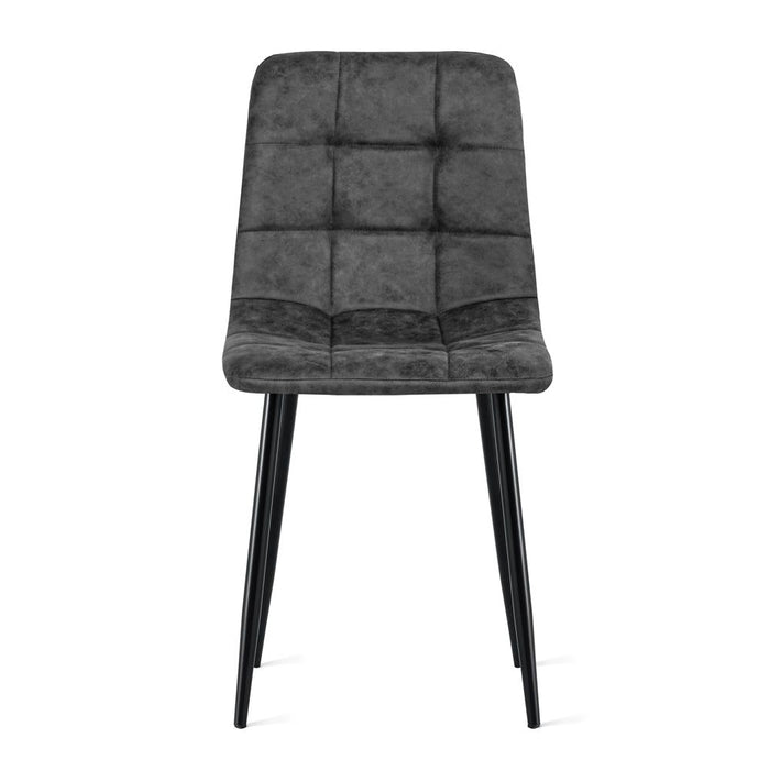 Eetkamerstoel Yerevan – Microleder Antraciet