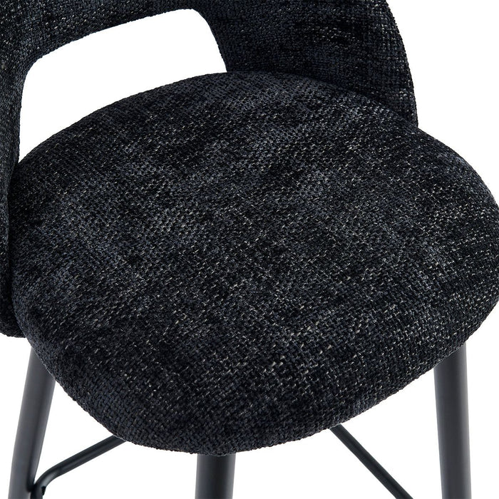 Barkruk Monta – Stof Antraciet