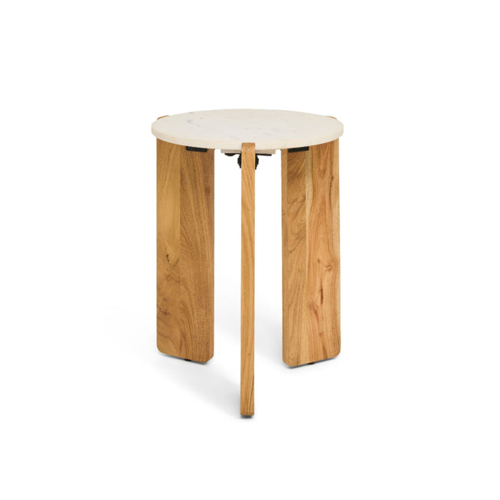 Bijzettafel Lila | Lichtbruin Ø39cm