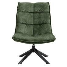 Fauteuil Lucas - Microleder Velvet Mosgroen