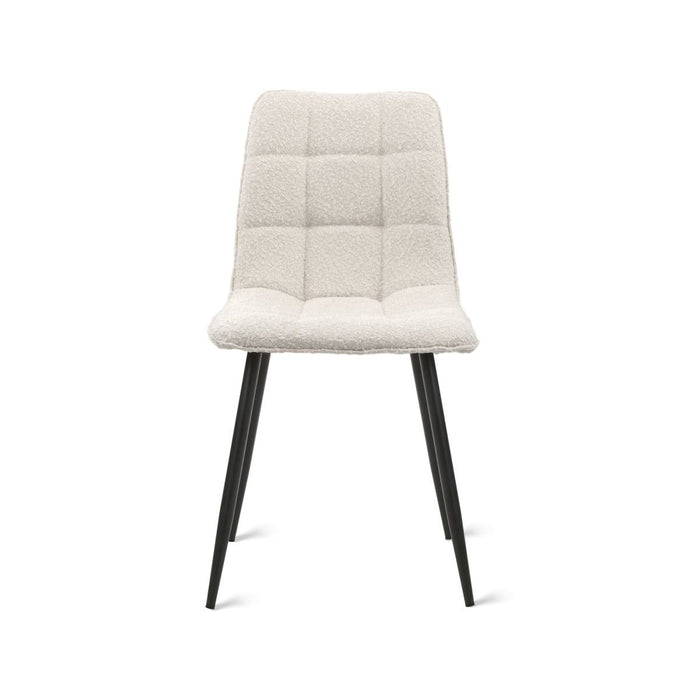 Eetkamerstoel Yerevan – Bouclé Ivoor