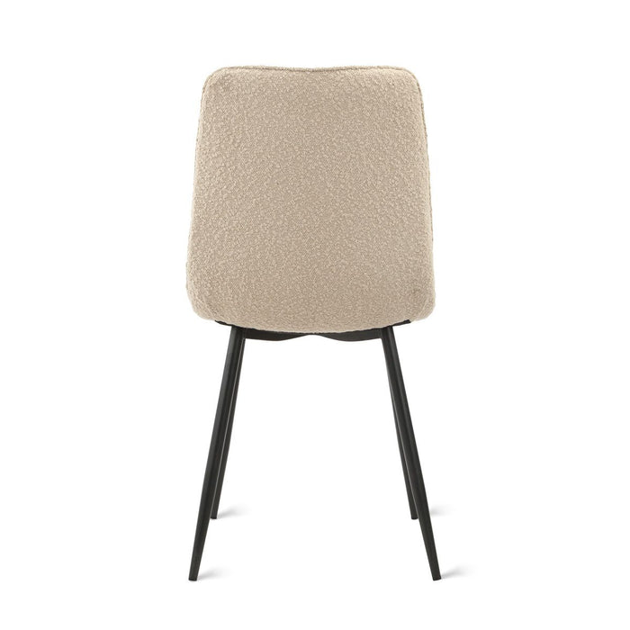 Eetkamerstoel Yerevan – Bouclé Taupe