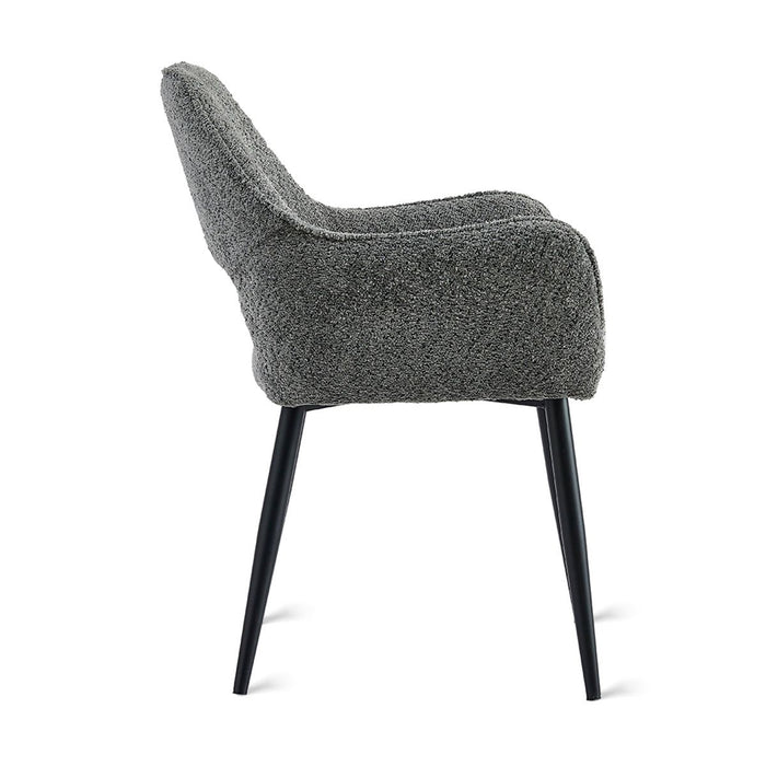 Eetkamerstoel Ray – Stof Antraciet