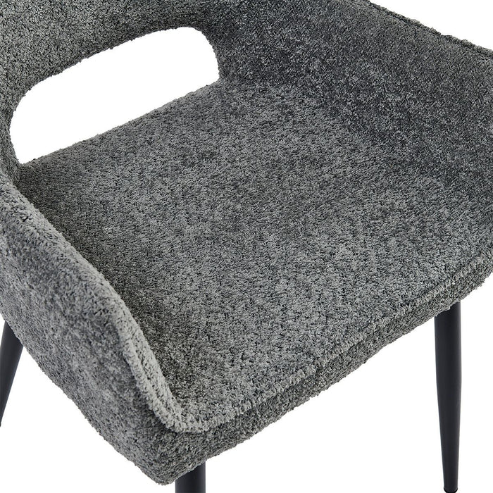 Eetkamerstoel Ray – Stof Antraciet