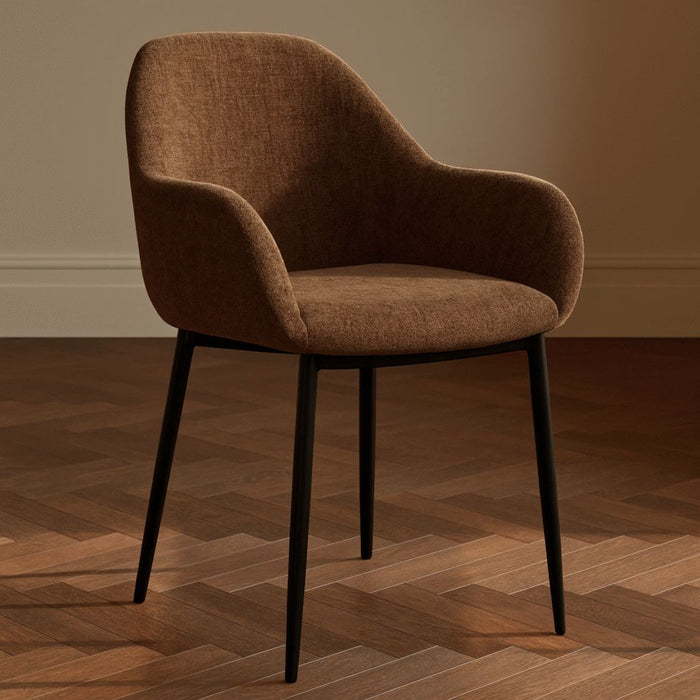 Eetkamerstoel Zara – Stof Choco