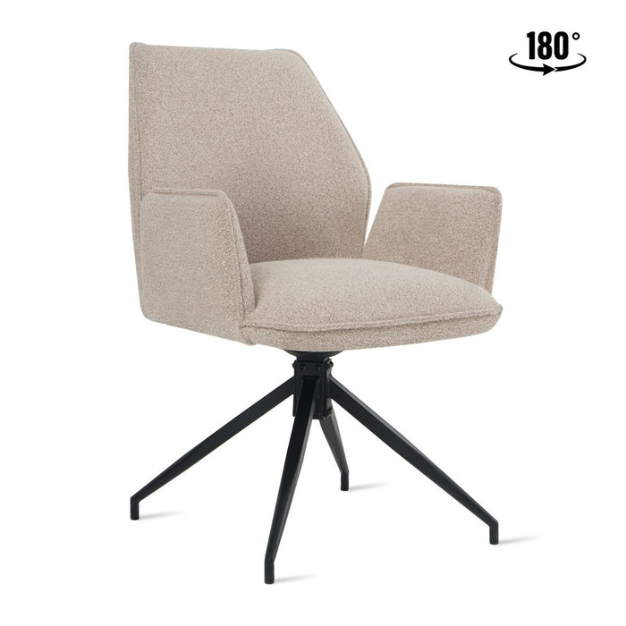 Eetkamerstoel Jill – Bouclé Taupe