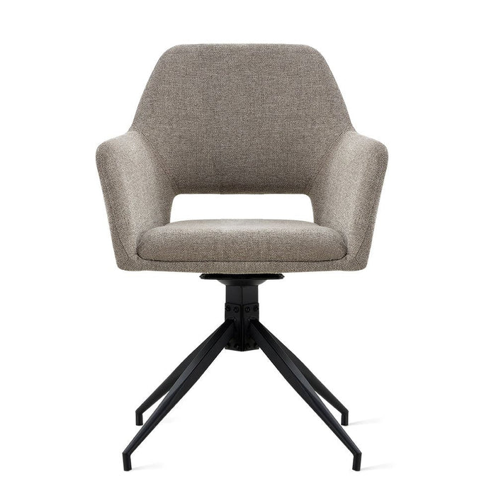 Eetkamerstoel Tess – Linnen Taupe