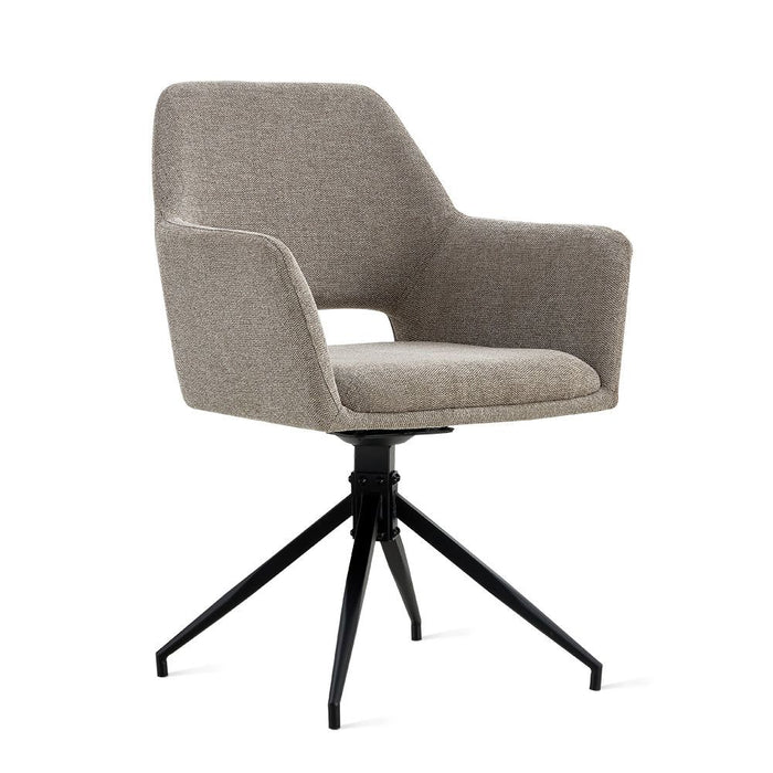 Eetkamerstoel Tess – Linnen Taupe