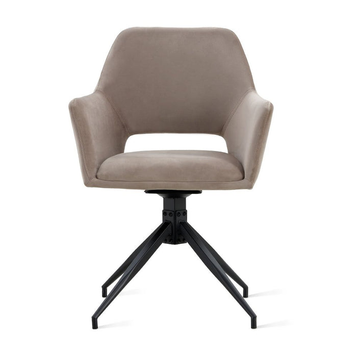 Eetkamerstoel Tess – Velvet Taupe