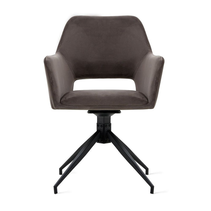 Eetkamerstoel Tess – Velvet Grijs