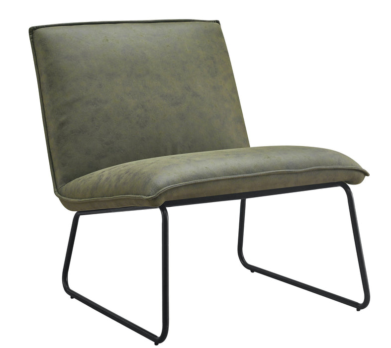 Fauteuil James – Microleder Groen