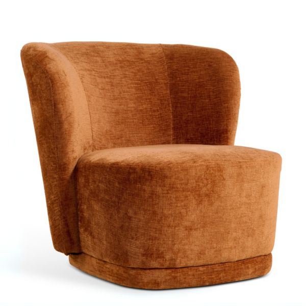 Fauteuil Claire – Velvet Roest