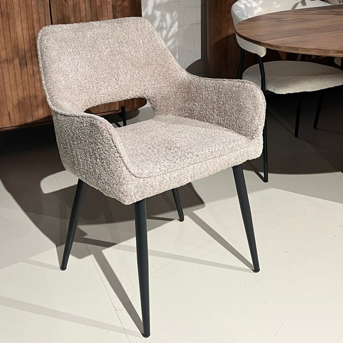 Eetkamerstoel Ray – Stof Taupe