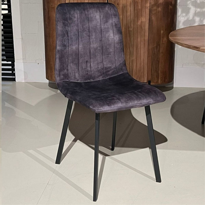 Eetkamerstoel Minsk – Microleder Antraciet