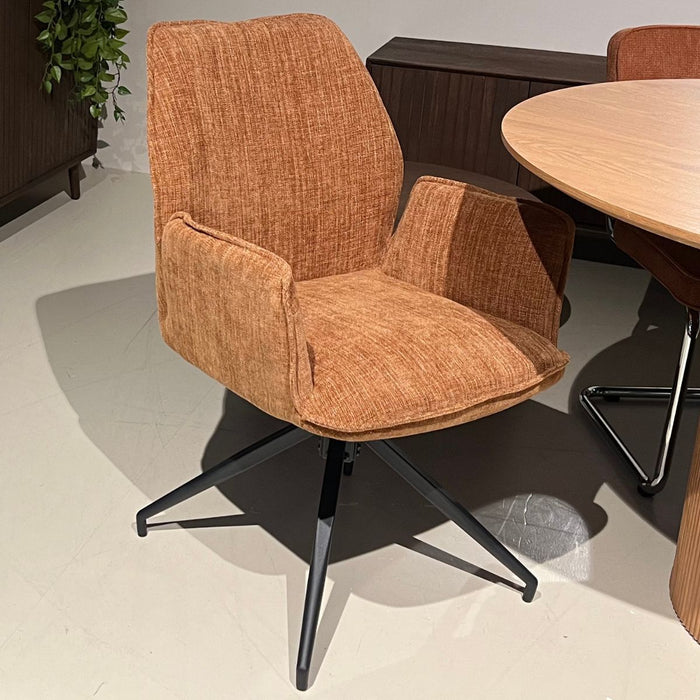 Eetkamerstoel Jill – Stof Roest