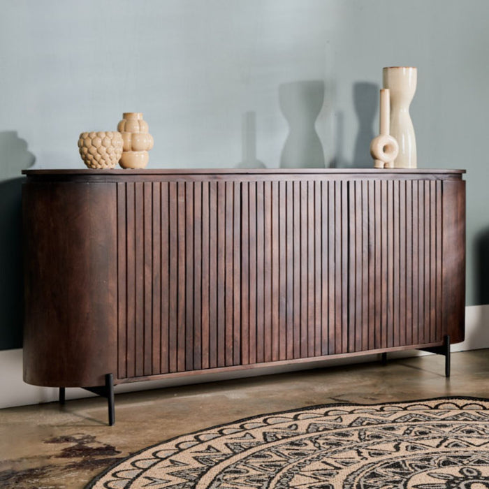 Dressoir Mokka | Donkerbruin 180cm