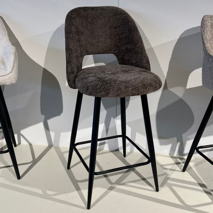 Barkruk Monta – Stof Bruin