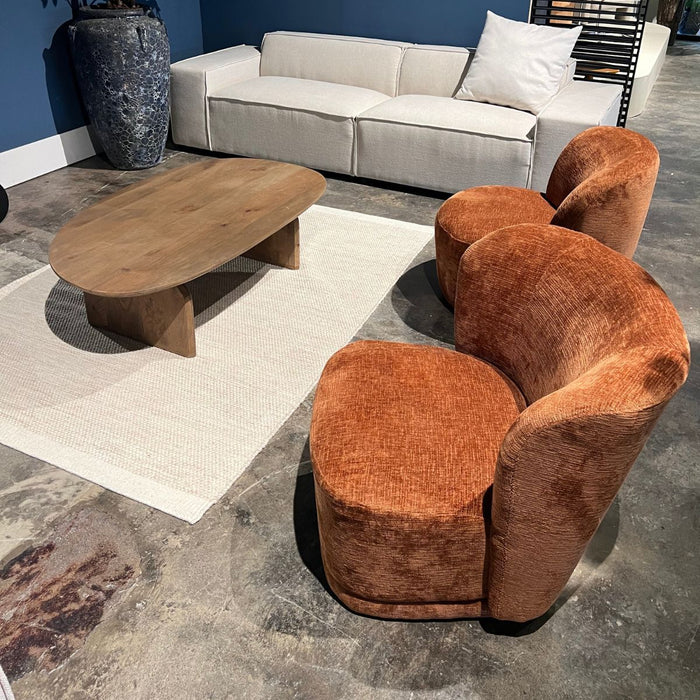 Fauteuil Claire – Velvet Roest