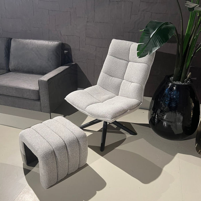 Fauteuil Lucas – Bouclé Beige