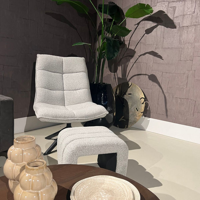 Fauteuil Lucas – Bouclé Beige