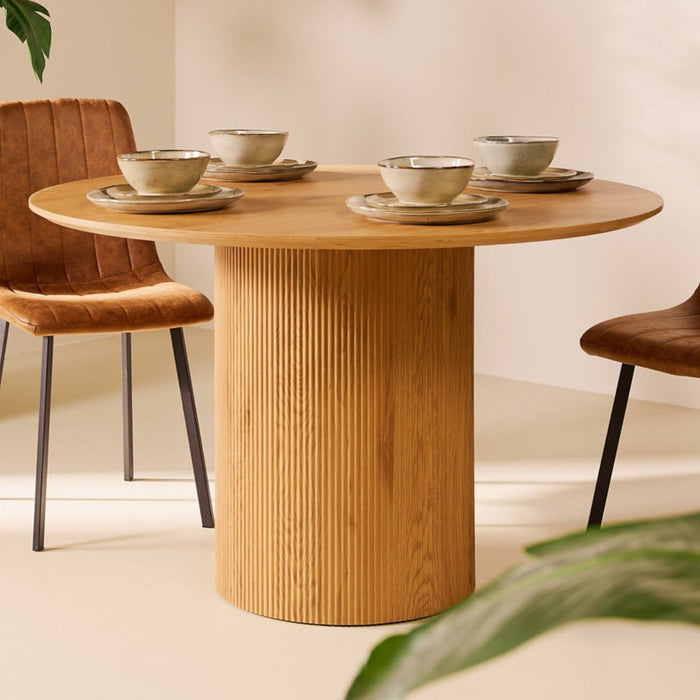 Eettafel Nora Naturel - Ø120cm | Rond