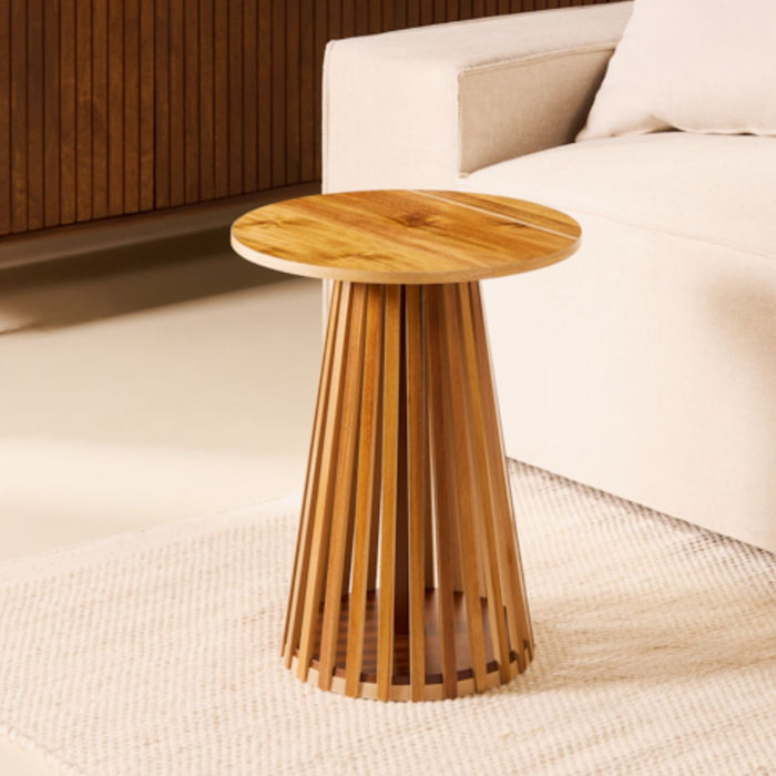Bijzettafel Phiel | Naturel Ø40cm