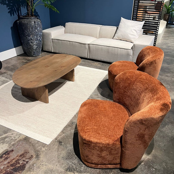 Salontafel Bella | Hazelnoot 130cm