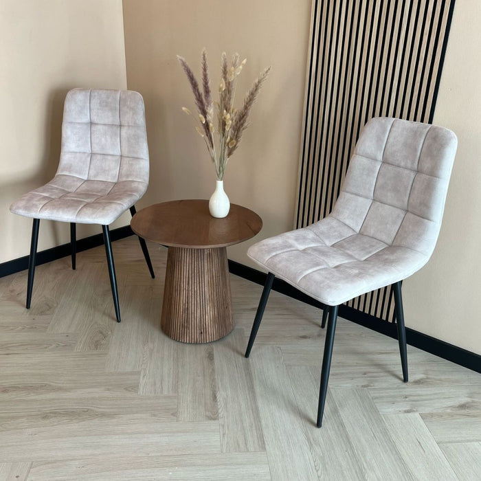 Eetkamerstoel Yerevan – Velvet Taupe