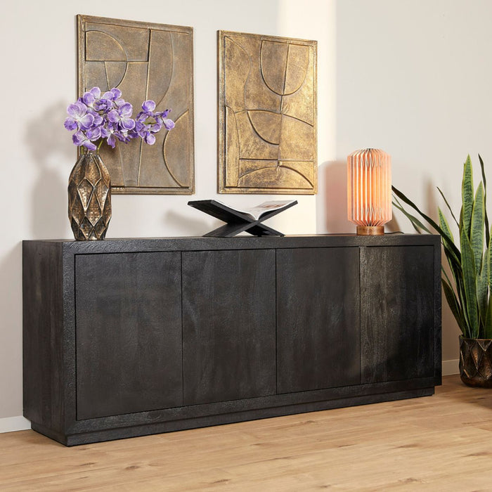 Dressoir Brussel | Zwart 200 cm