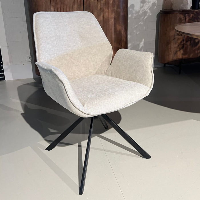 Eetkamerstoel Lenny – Stof Beige