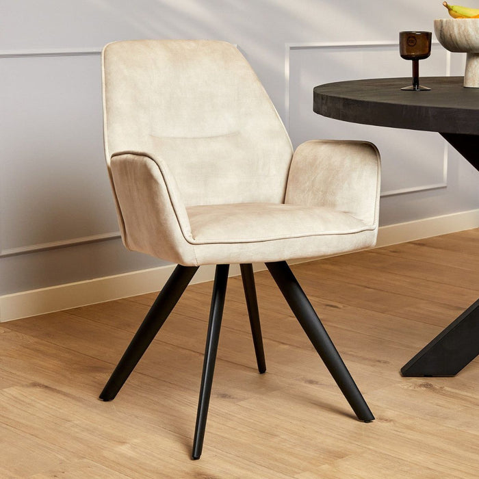 Eetkamerstoel Nova - Velvet Beige