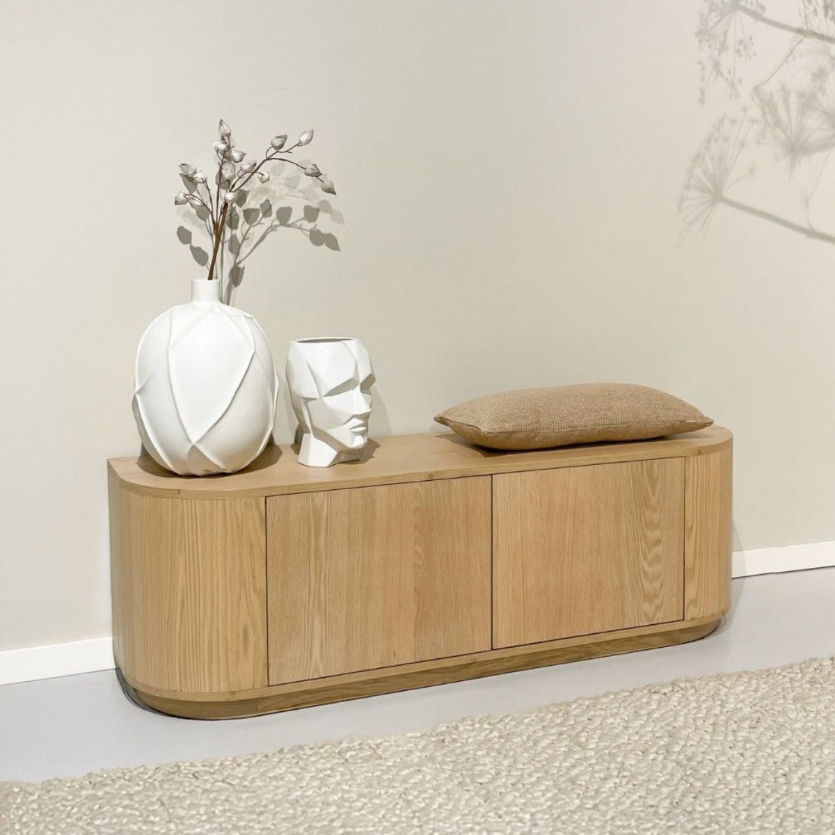 TV-Meubel Novero | Naturel hout