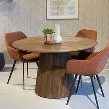 Eettafel Salvator Rond | Lichtbruin