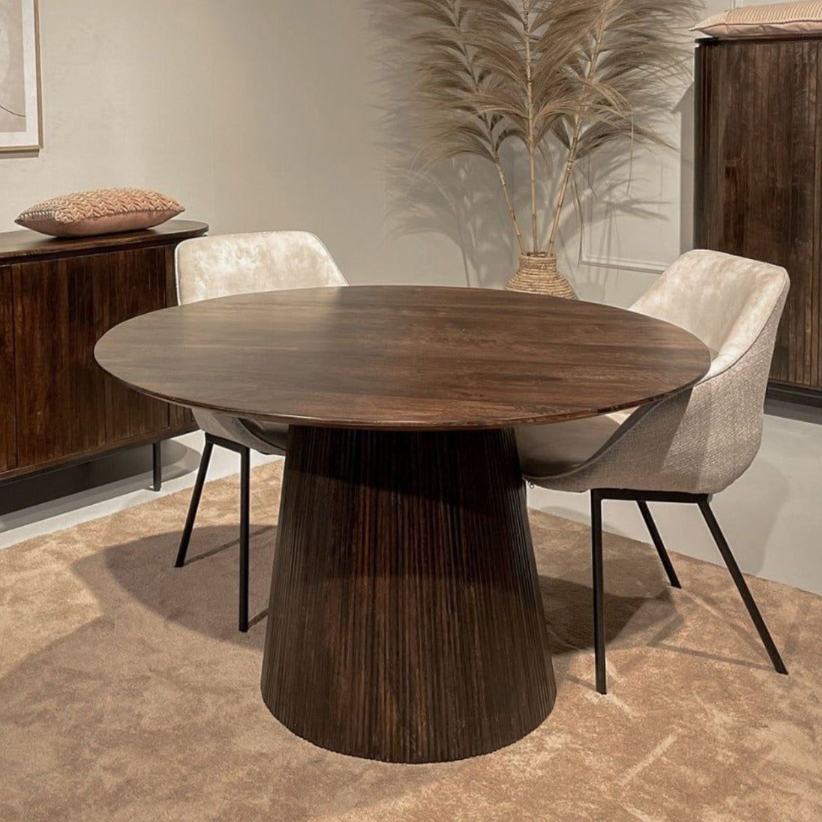 Eettafel Salvator Rond | Walnoot