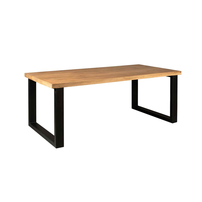 Eettafel Denver Naturel - 240cm | Recht U-Poot