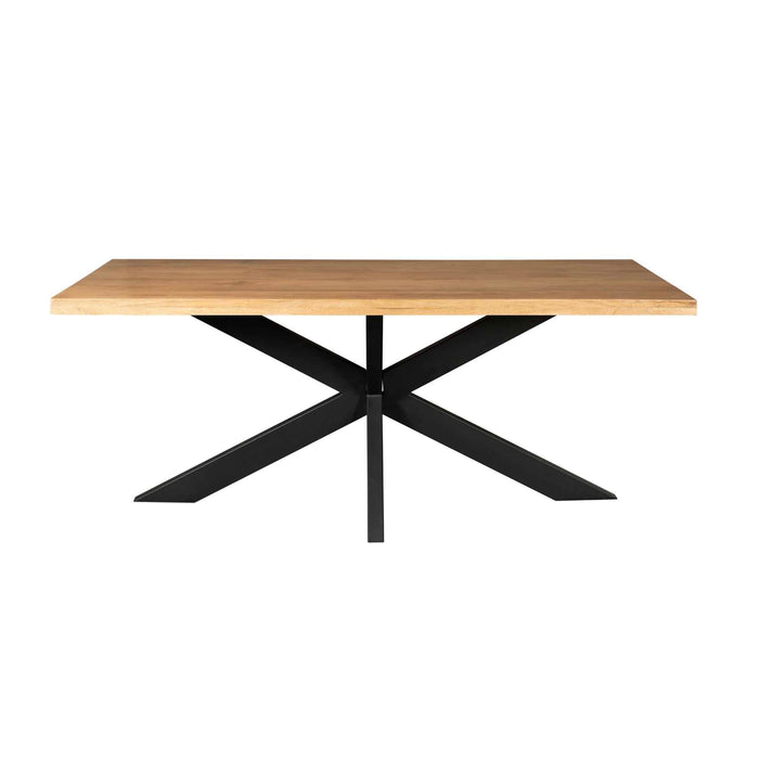 Eetkamertafel Denver Naturel - 180cm |  Recht