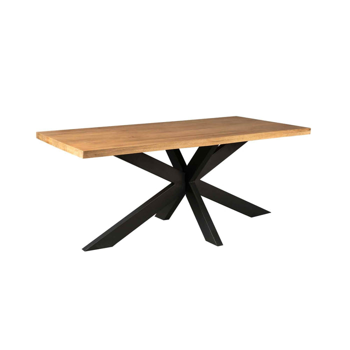 Eetkamertafel Denver Naturel - 180cm |  Recht