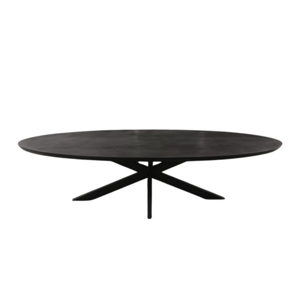 Eettafel Claus Zwart | Ovaal Swiss Edge