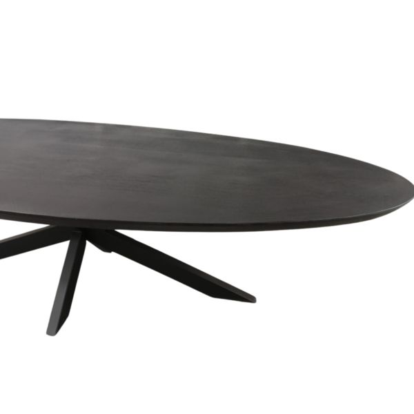 Eettafel Claus Zwart | Ovaal Swiss Edge
