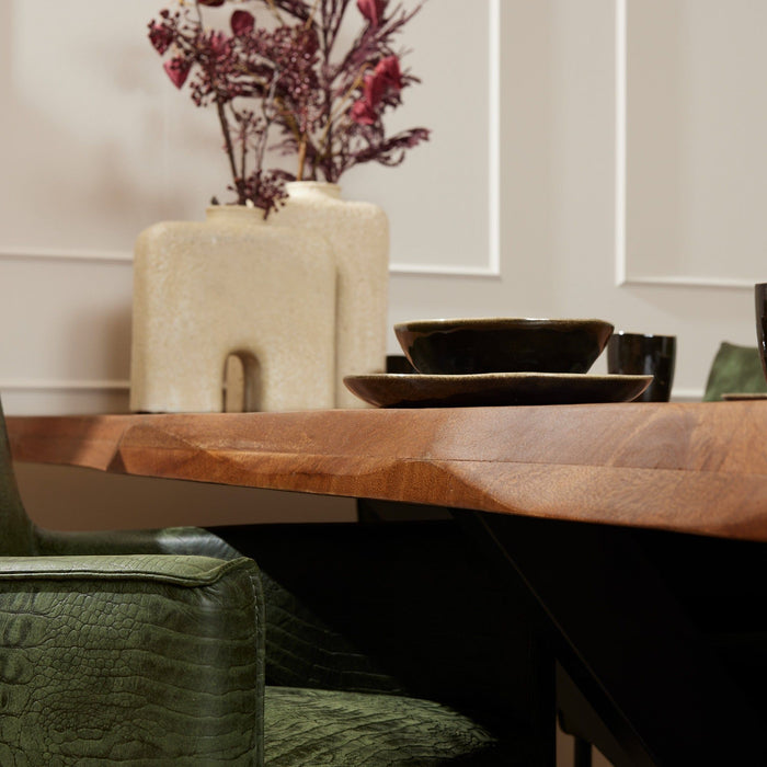 Eettafel Boston Naturel - 180cm | Recht