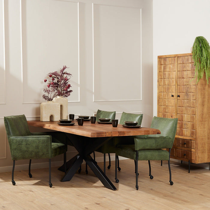 Eettafel Boston Naturel - 200cm | Recht