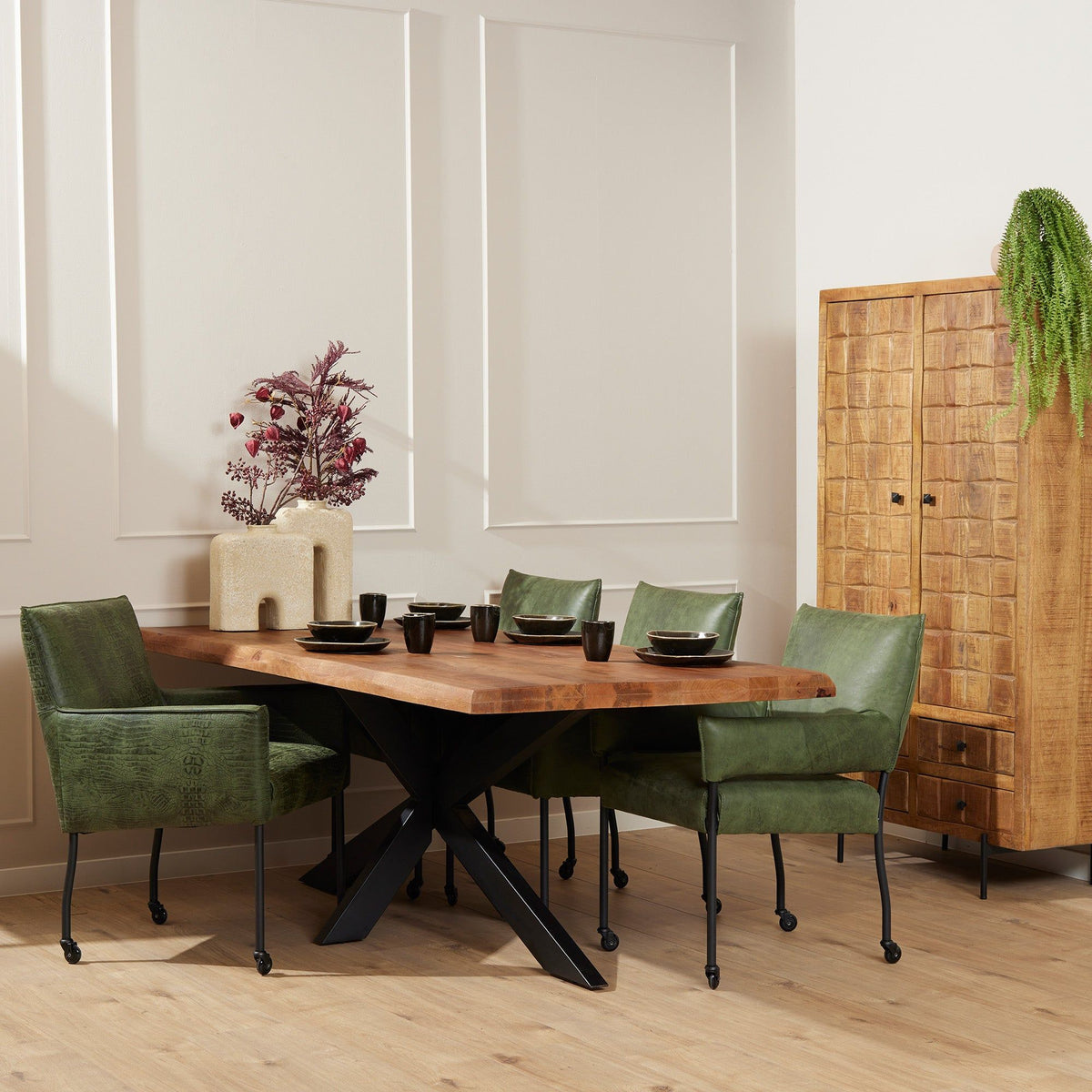 Eettafel Boston Rechthoekig | Naturel
