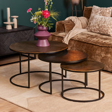 Salontafelset Xaro | Goud / Zwart 75cm