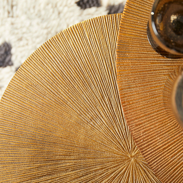 Bijzettafel Ryas Set Van 3 | Gold Ø49/41/33cm